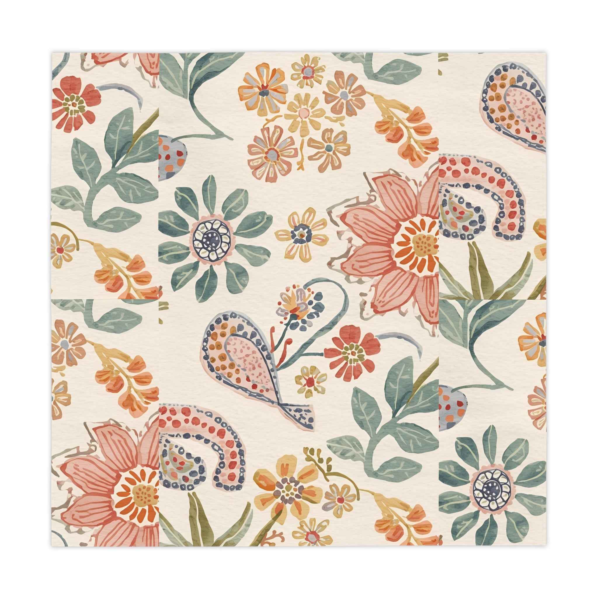 Turkish Floral Tablecloth for Elegant Dining
